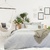 Vintage Washed Linen Quilt Cover Set White