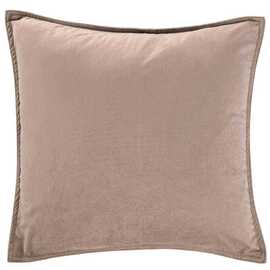 Velvet European Pillowcase Mocha
