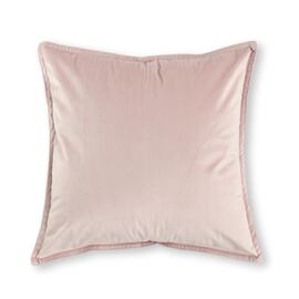 Velvet European Pillowcase Soft Pink