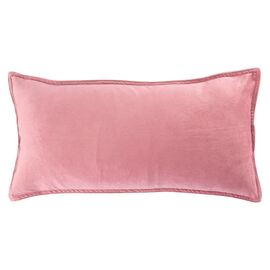 Velvet Cushion Oblong Blush