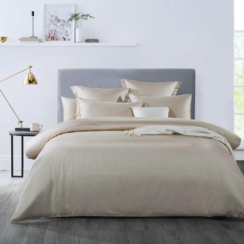 Soho 1000TC Quilt Cover Set Linen [SIZE: Super King Bed]