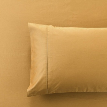Soho 1000 Thread Count King Size Pillowcase Mustard 