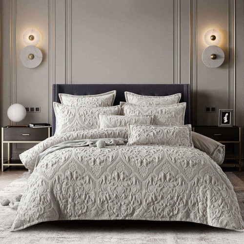 Amari Beige Quilt Cover Set