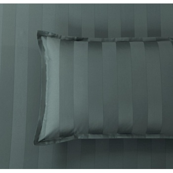 Bespoke 1200TC Slate Green Tailored Standard Pillowcase Pair