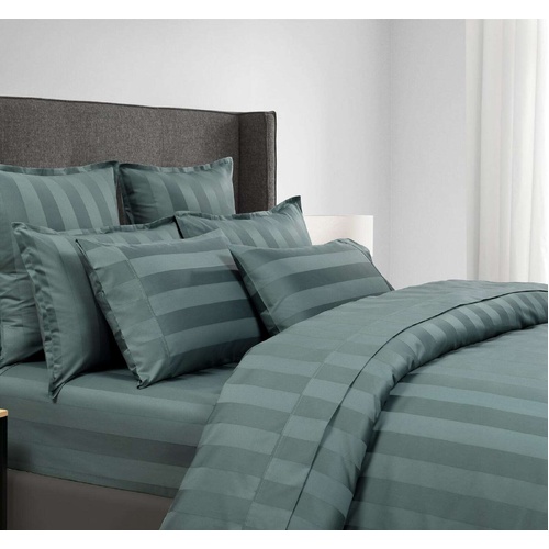 Bespoke 1200TC Sheet Set Slate Green Queen Bed Extra Depth