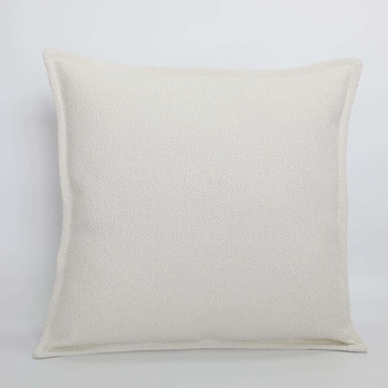 Pascal Square Cushion White