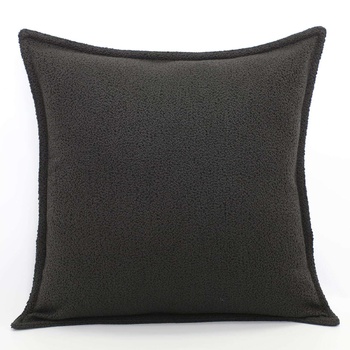 Pascal Square Cushion Black