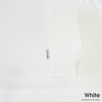 400 Thread Count Sheet set White Queen Bed