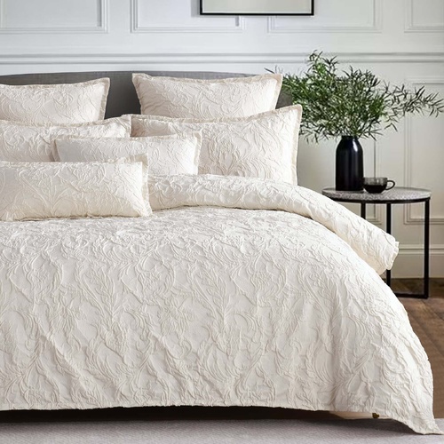 Sofia Cream Quilt Cover Set