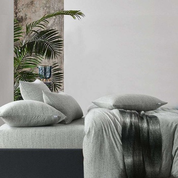 Jersey Fitted Sheet Grey [SIZE: King Bed]