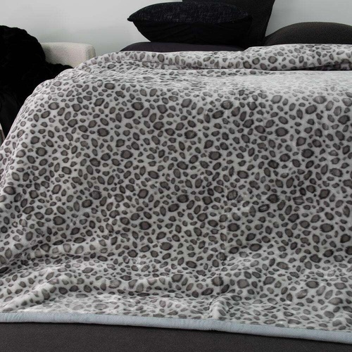 Printed Leopard Mink Blanket