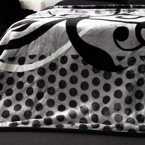 Printed Mink Loch Plush Mink Blanket