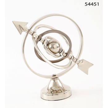Armillary Sphere Nickel & Satin Grey Finish (RK2009)