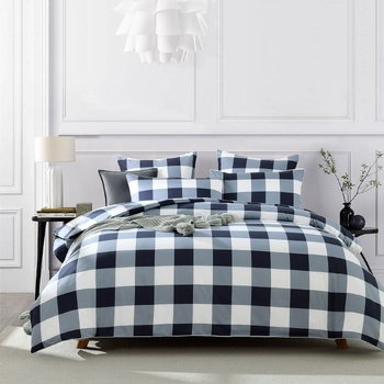 Gingham Navy [Size: European Pillow Case]