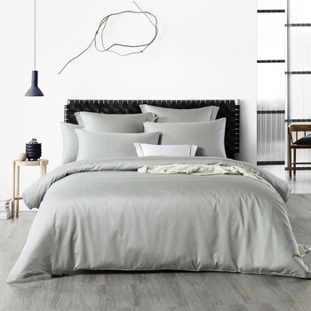 Soho 1000TC Quilt Cover Set Silver [SIZE: Super King Bed]