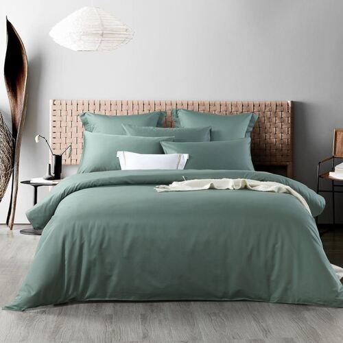 Soho 1000TC Quilt Cover Set Forest Green [SIZE: Super King Bed]