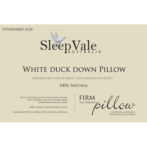 Duck Down pillow Medium