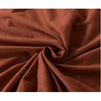 Jersey Flat Sheet Rust [SIZE: King Bed]