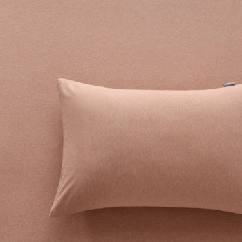 Jersey Pillowcase Standard Pair Sand