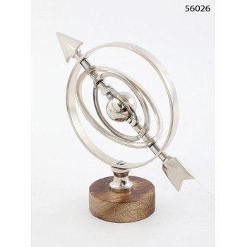 Armillary Wood Base 16.5cm